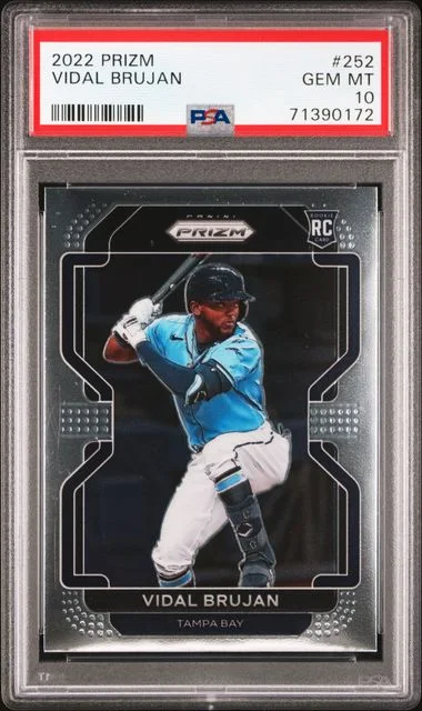 2022 Panini Prizm Vidal Brujan #252 card image