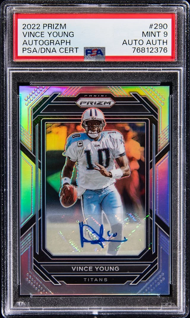 2022 Panini Prizm Vince Young Autograph #290 card image