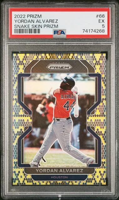 2022 Panini Prizm Yordan Alvarez Snake Skin Prizm #66 card image