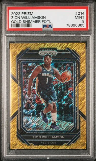 2022 Panini Prizm Zion Williamson #214 card image
