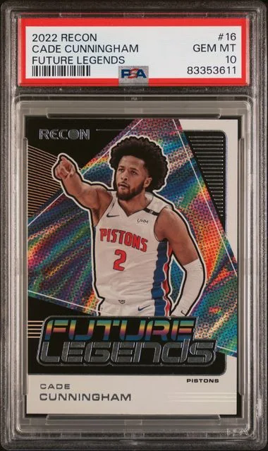 2022 Panini Recon Cade Cunningham Future Legends #16 card image