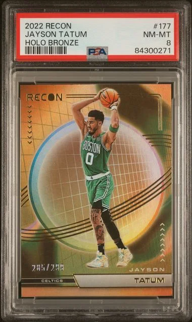 2022 Panini Recon Jayson Tatum Holo Bronze #177 card image