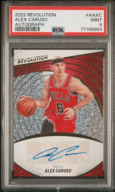 2022 Panini Revolution Alex Caruso Autograph #AAXC card image