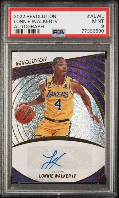 2022 Panini Revolution Autographs Alwl Lonnie Walker IV #no-number card image