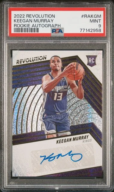 2022 Panini Revolution Autographs Rakgm Keegan Murray #no-number card image