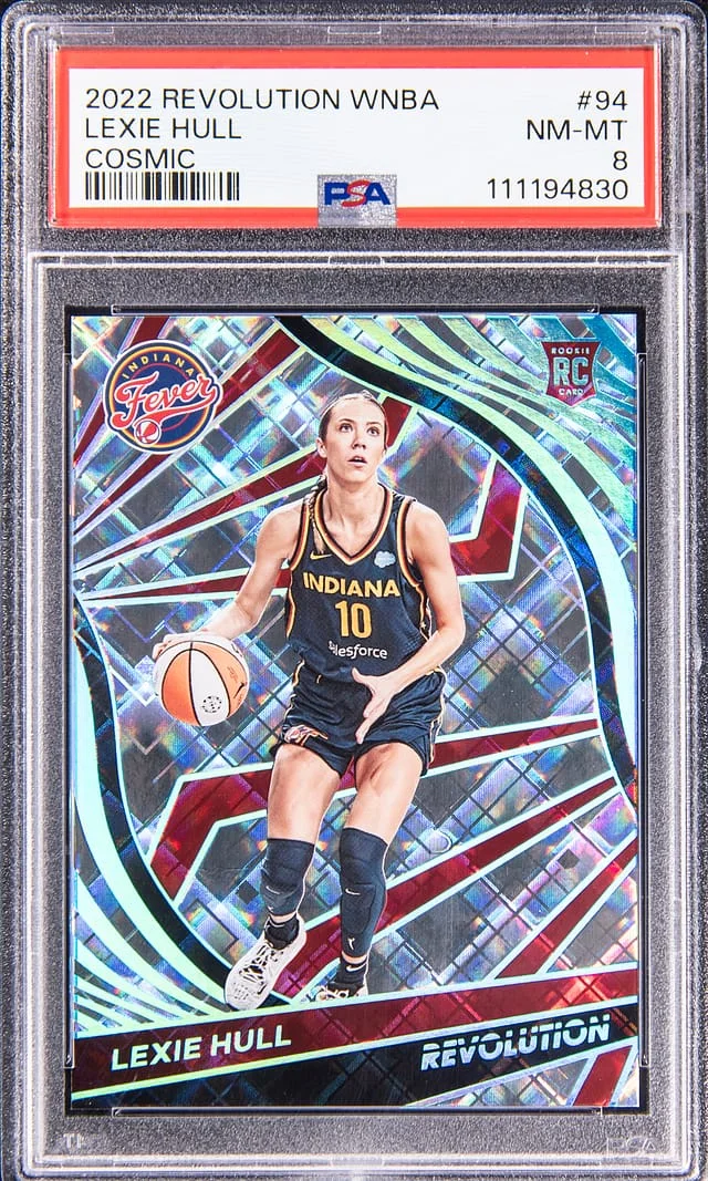 2022 Panini Revolution Basketball Lexie Hull Cosmic #94 card image