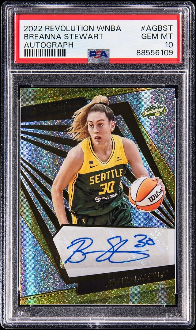 2022 Panini Revolution Breanna Stewart WNBA Autograph #AG-BST card image