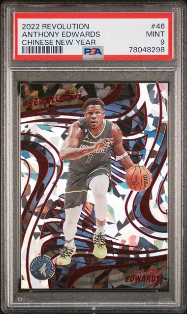 2022 Panini Revolution Chinese New Year Anthony Edwards #46 card image
