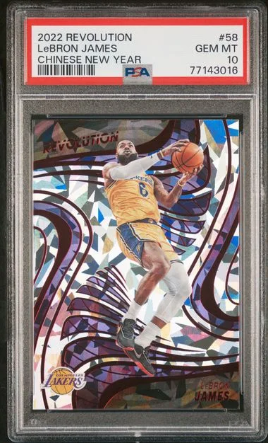 2022 Panini Revolution Chinese New Year LeBron James #58 card image