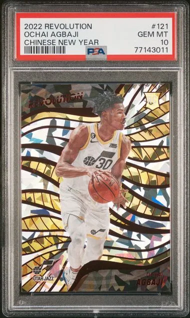 2022 Panini Revolution Chinese New Year Ochai Agbaji #121 card image