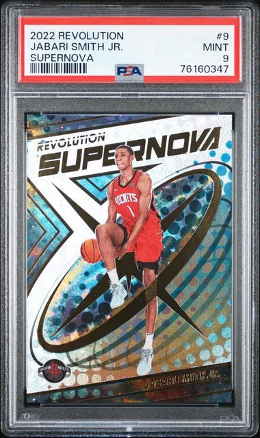 2022 Panini Revolution Jabari Smith Jr. Supernova #9 card image