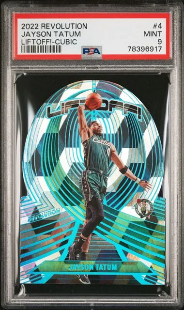 2022 Panini Revolution Jayson Tatum Liftoff! #4 card image