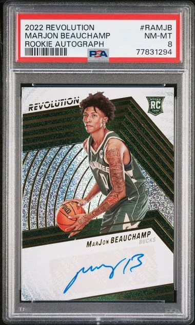 2022 Panini Revolution Marjon Beauchamp Autograph #RAMJB card image