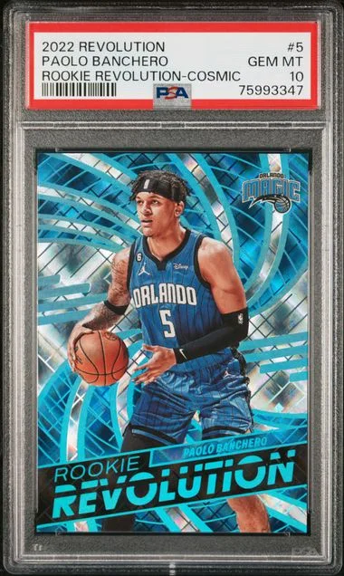 2022 Panini Revolution Paolo Banchero Revolution Cosmic #5 card image