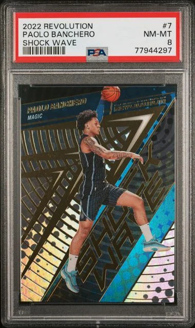 2022 Panini Revolution Paolo Banchero Shock Wave #7 card image