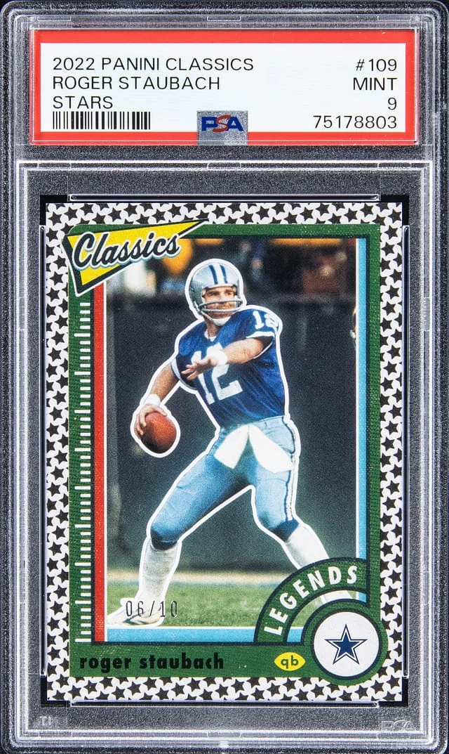 2022 Panini Roger Staubach Classics Stars #109 card image