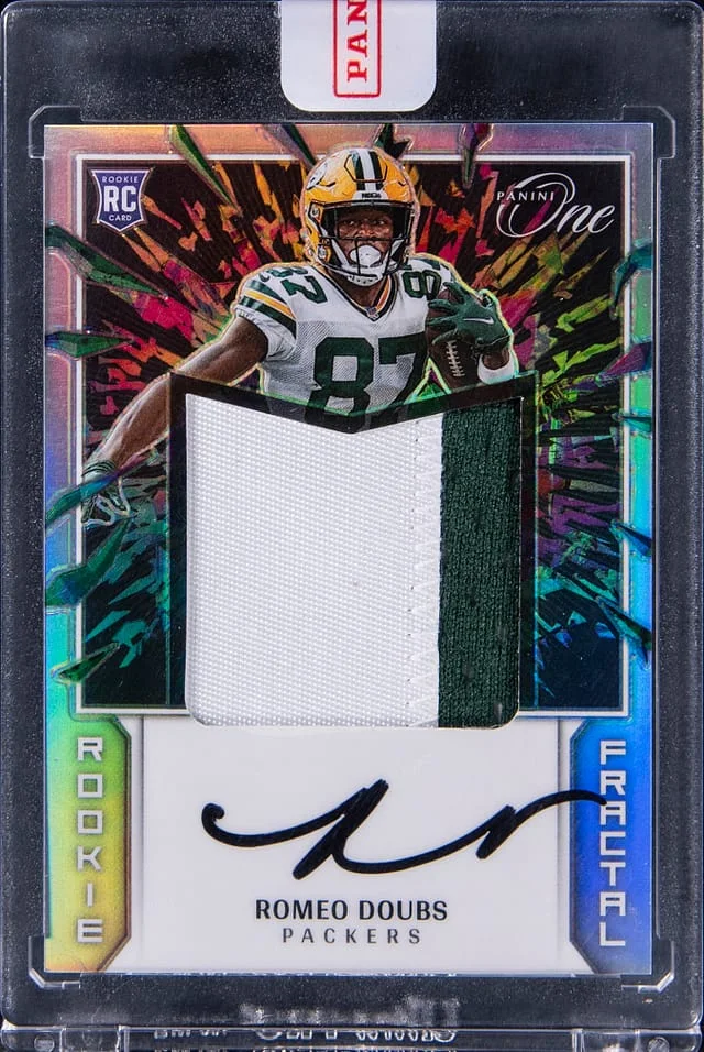 2022 Panini Romeo Doubs One Fractal #391 card image