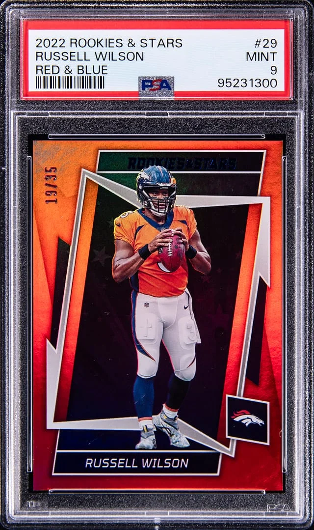 2022 Panini Russell Wilson Rookies & Stars Red & Blue #29 card image
