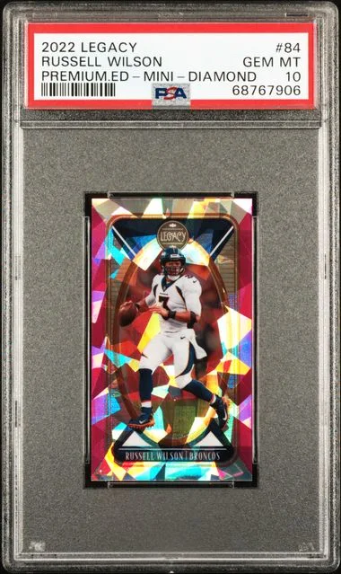 2022 Panini Russell Wilson Legacy Premium Edition-Mini Diamond #84 card image