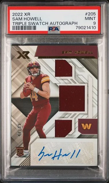 2022 Panini Sam Howell Xr #205 card image