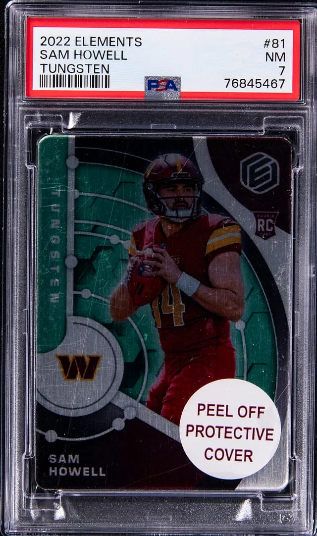2022 Panini Sam Howell Elements Tungsten #81 card image