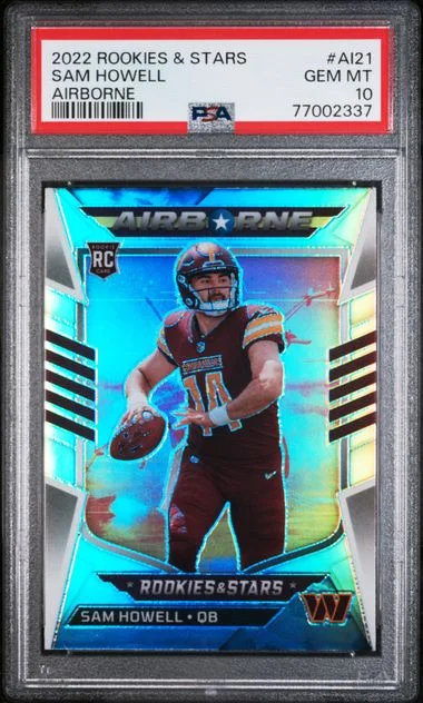 2022 Panini Sam Howell Rookies & Stars Airborne Longevity #Ai21 card image