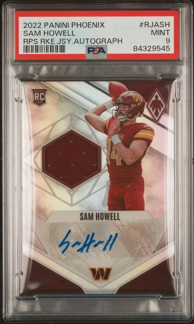 2022 Panini Sam Howell Phoenix RPS Jersey Autograph #RJASH card image
