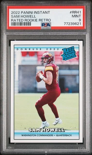 2022 Panini Sam Howell Instant Rated Retro #RR41 card image