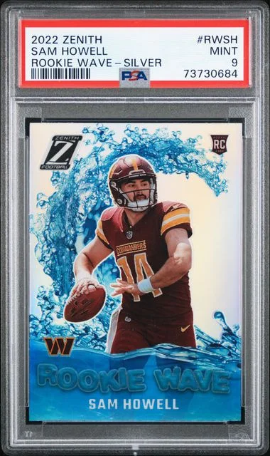 2022 Panini Sam Howell Zenith Wave Silver #RW-SH card image