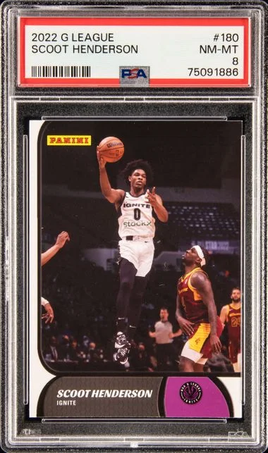 2022 Panini Scoot Henderson G League #180 card image