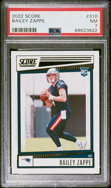 2022 Panini Score Bailey Zappe #310 card image