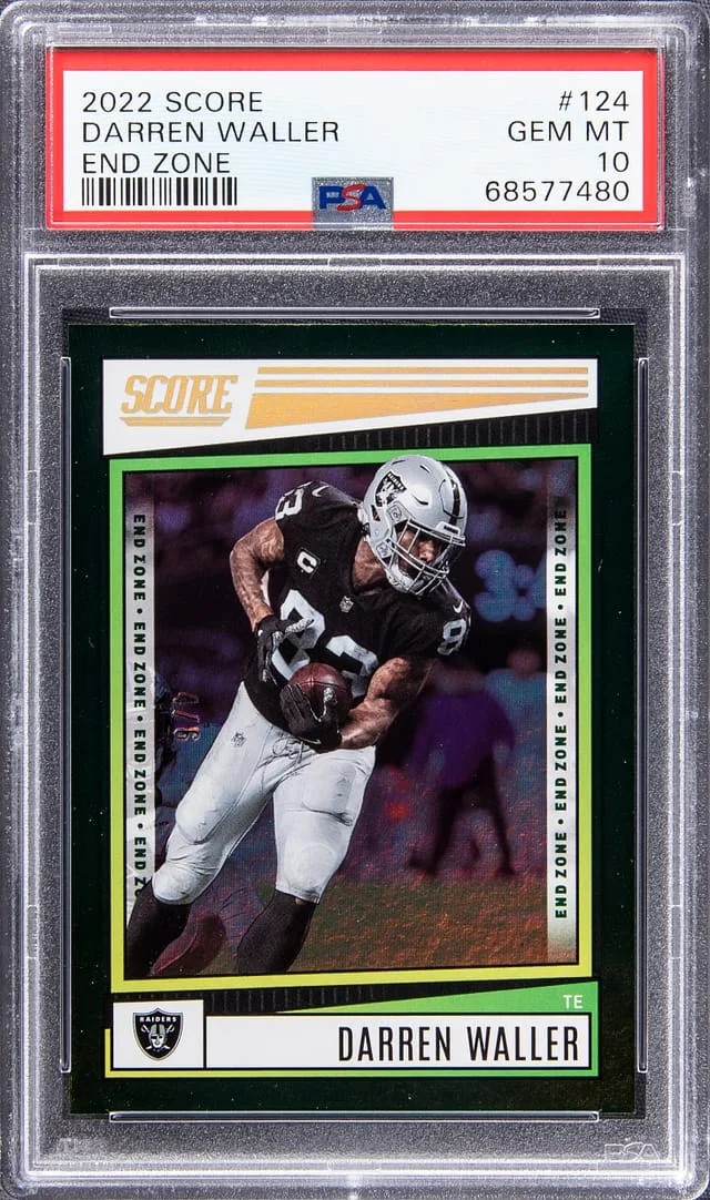 2022 Panini Score Darren Waller End Zone #124 card image