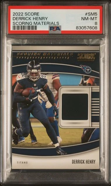 2022 Panini Score Derrick Henry Scoring Materials #Sm5 card image