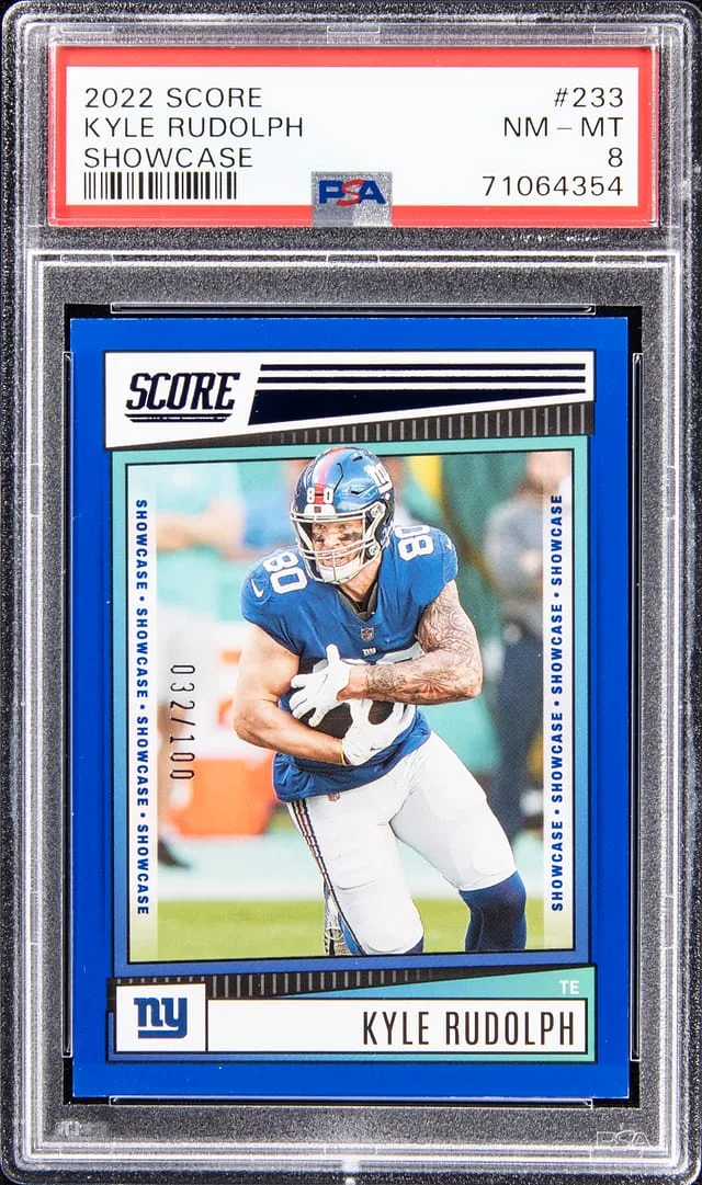 2022 Panini Score Kyle Rudolph Showcase #233 card image