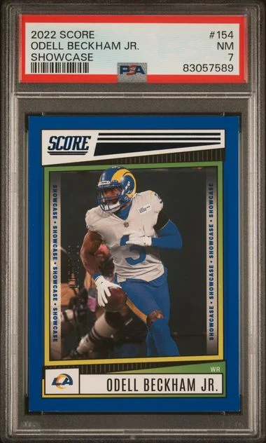 2022 Panini Score Odell Beckham Jr. Showcase #154 card image