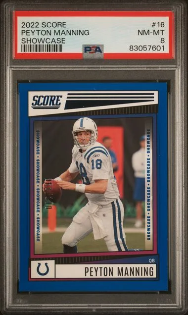 2022 Panini Score Peyton Manning Showcase #16 card image