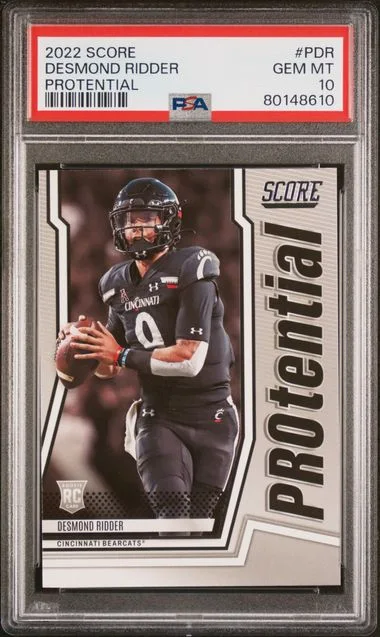 2022 Panini Score Protential Pdr Desmond Ridder #no-number card image