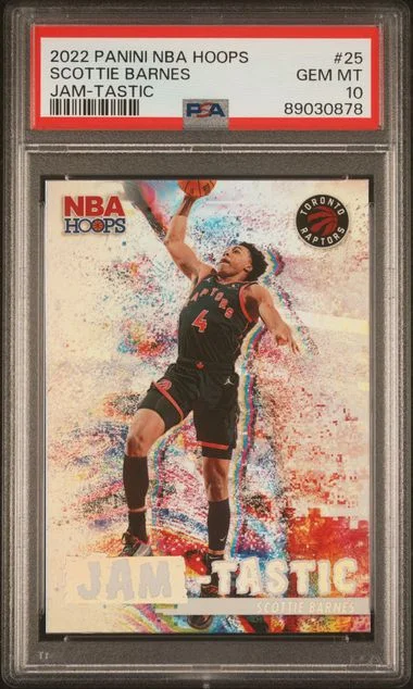 2022 Panini Scottie Barnes NBA Hoops Jam-Tastic #25 card image