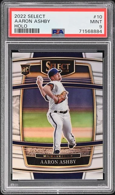 2022 Panini Select Aaron Ashby Holo #10 card image