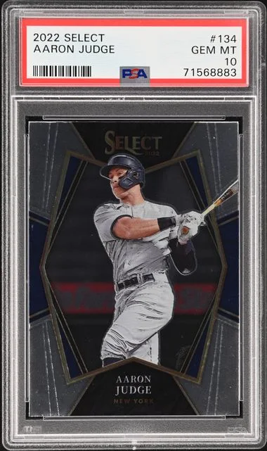 2022 Panini Select Aaron Judge #134 card image
