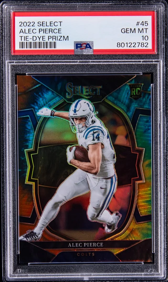 2022 Panini Select Alec Pierce Tie-Dye Prizm #45 card image