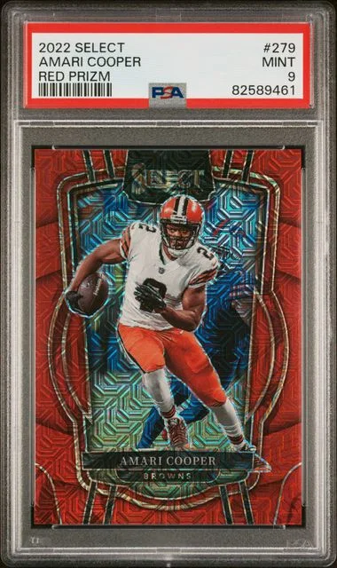 2022 Panini Select Amari Cooper Red Prizm #279 card image