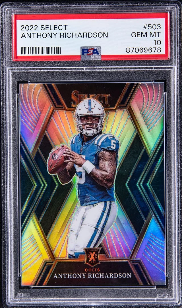 2022 Panini Select Anthony Richardson XRC #503 card image