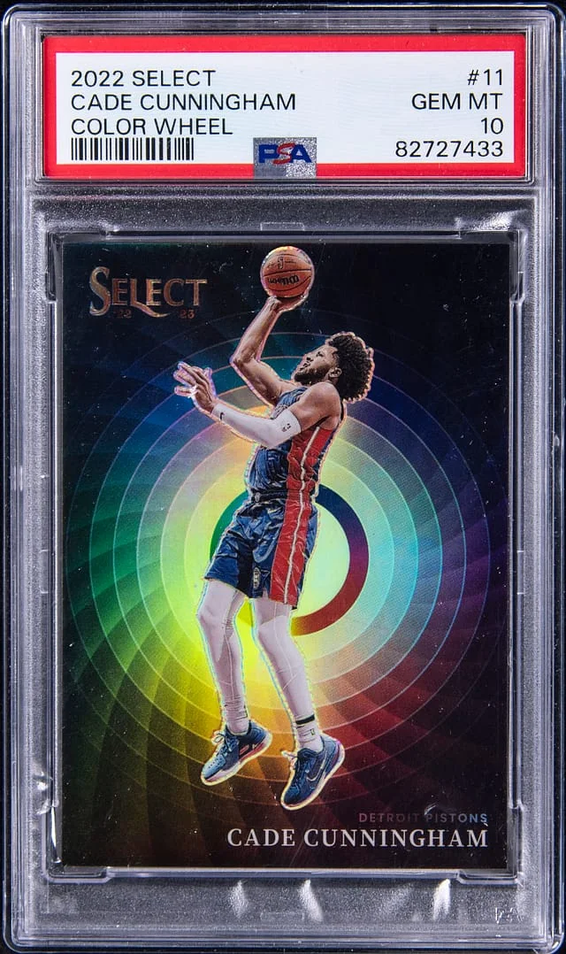 2022 Panini Select Cade Cunningham Color Wheel #11 card image