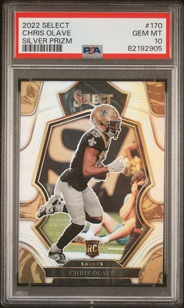 2022 Panini Select Chris Olave Silver Prizm #170 card image