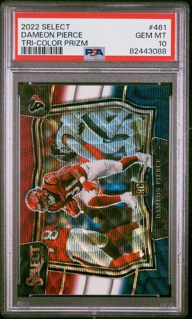 2022 Panini Select Dameon Pierce Tri-Color Prizm #461 card image
