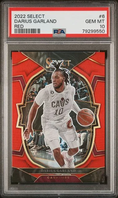 2022 Panini Select Darius Garland Red #6 card image