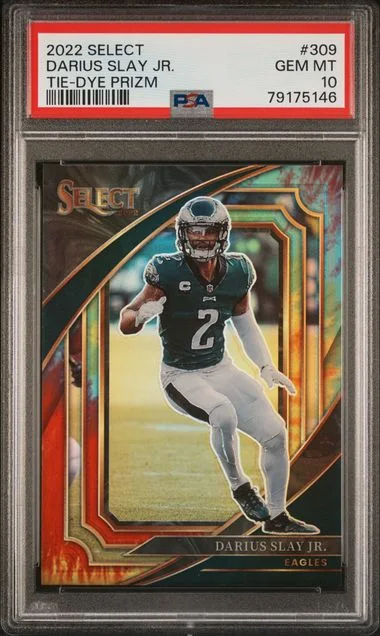 2022 Panini Select Darius Slay Jr. Tie-Dye Prizm #309 card image
