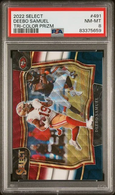 2022 Panini Select Deebo Samuel Tri-Color Prizm #491 card image
