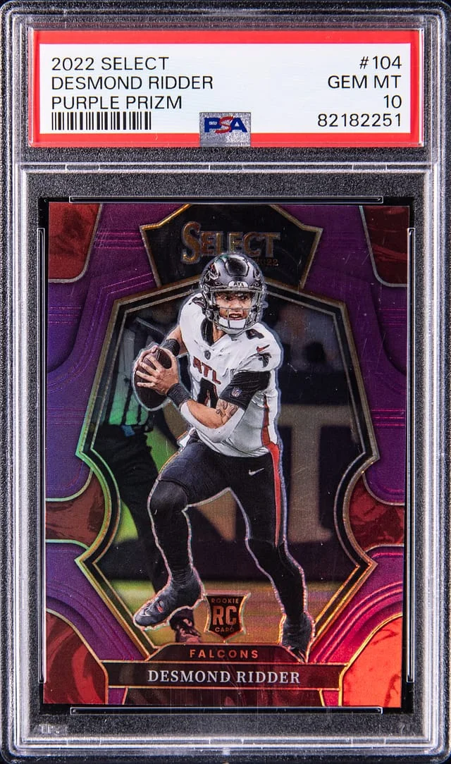 2022 Panini Select Desmond Ridder Silver Prizm #104 card image